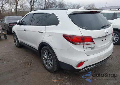 2017 Hyundai Santa Fe Se из США, поврежденный, VIN KM8SN4HF8HU188132